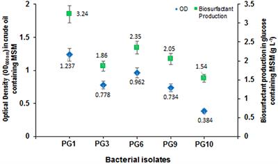 Characterization of Biosurfactant Produced during Degradation of Hydrocarbons Using Crude Oil As Sole Source of Carbon